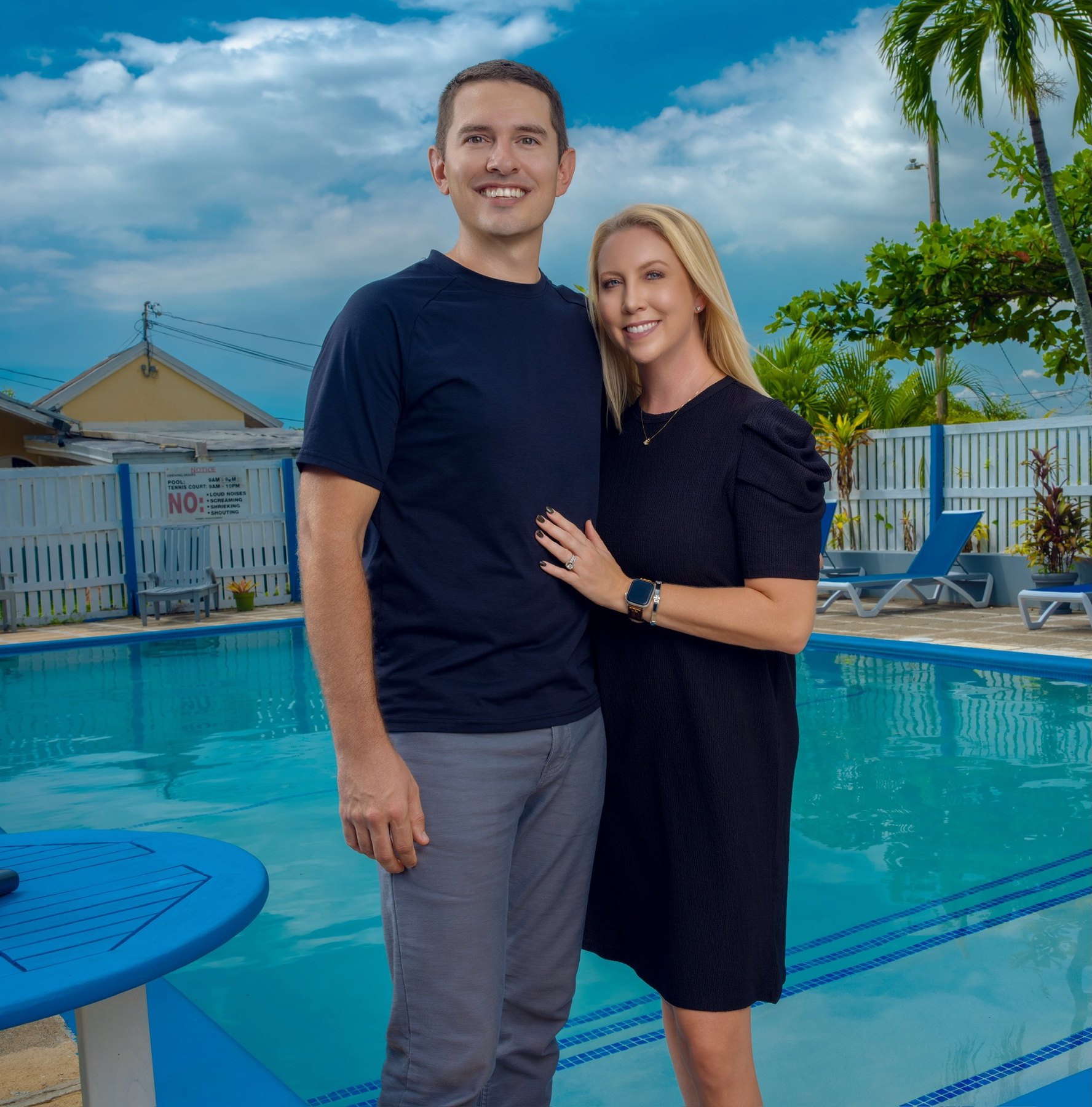Dustyn and Kimberlee together in Jamaica